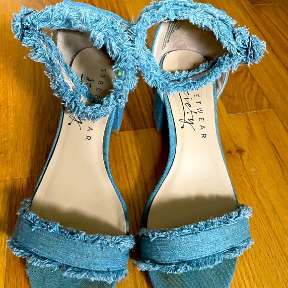 STREET WEAR SOCIETY (urban planet) block sandals size:6 - Picture 1 of 3